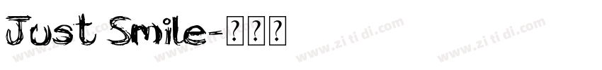 Just Smile字体转换